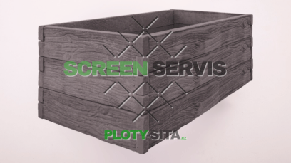 58634-bb - zvyseny zahon drevo grafit